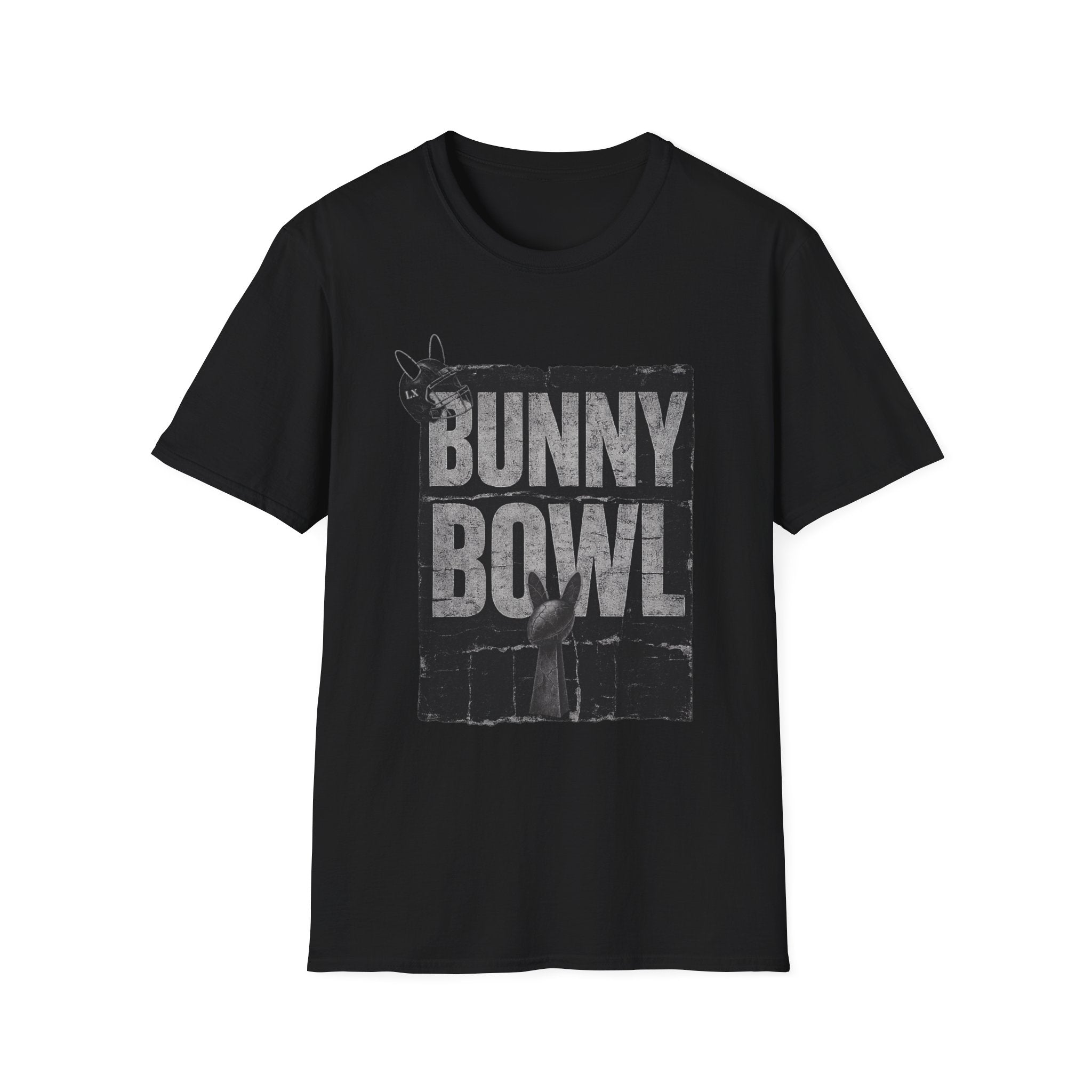 Bunny Bowl Graphic T-Shirt, Vintage Skate Bunny Tee