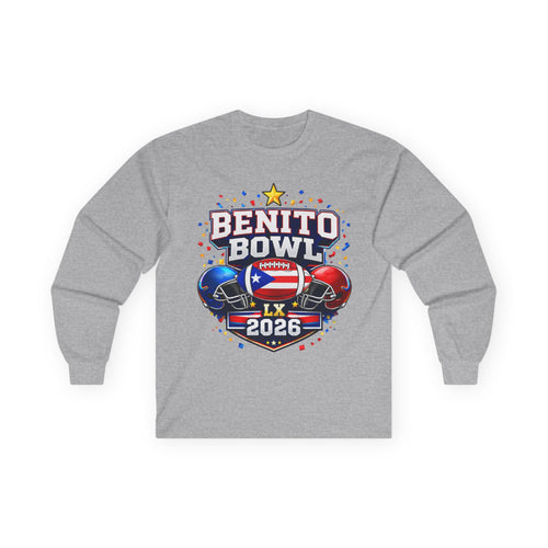 Benito Bowl LX 2026 Long Sleeve Tee