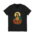 Virgin Mary Heart V-Neck Tee