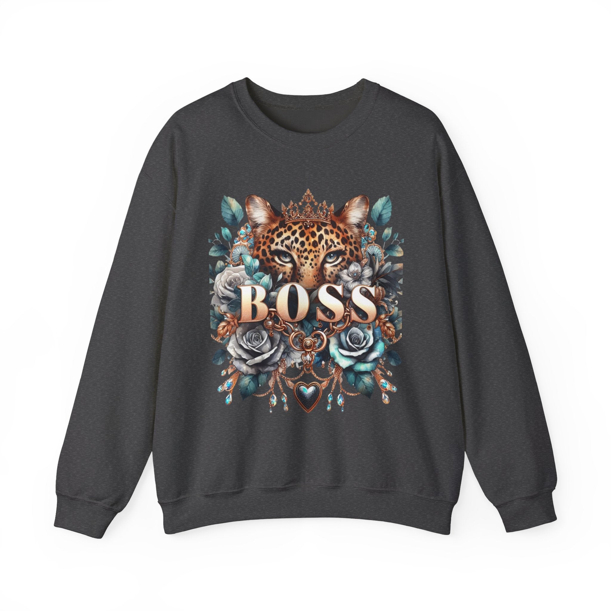 LEOPARD BOSS BABE SWEATSHIRT