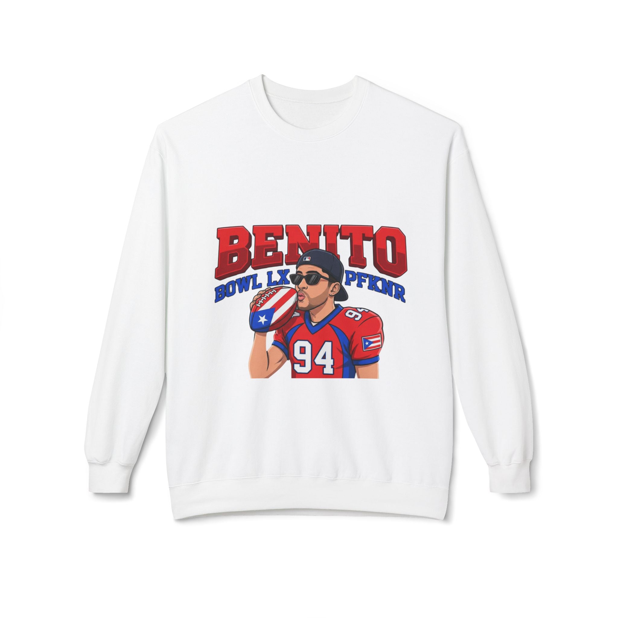 "Benito Bowl Lizard" Football Crewneck (Number 94)