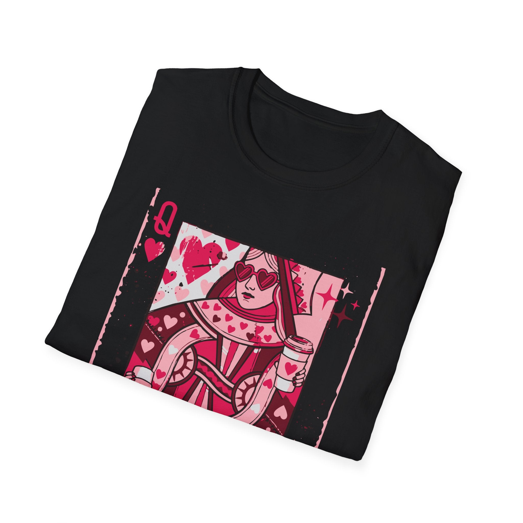 Queen of Hearts Playing Card T-Shirt