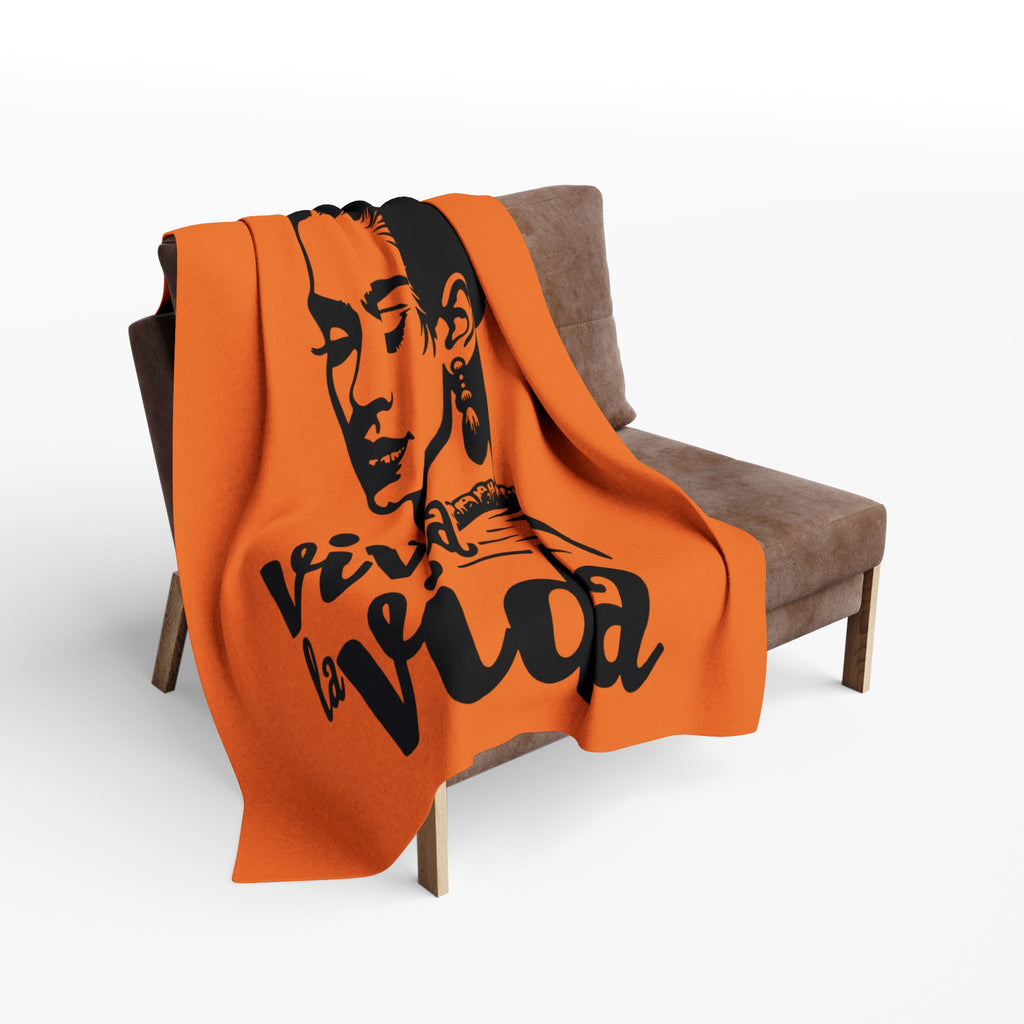 RIDA KAHLO “VIVA LA VIDA” THROW BLANKET