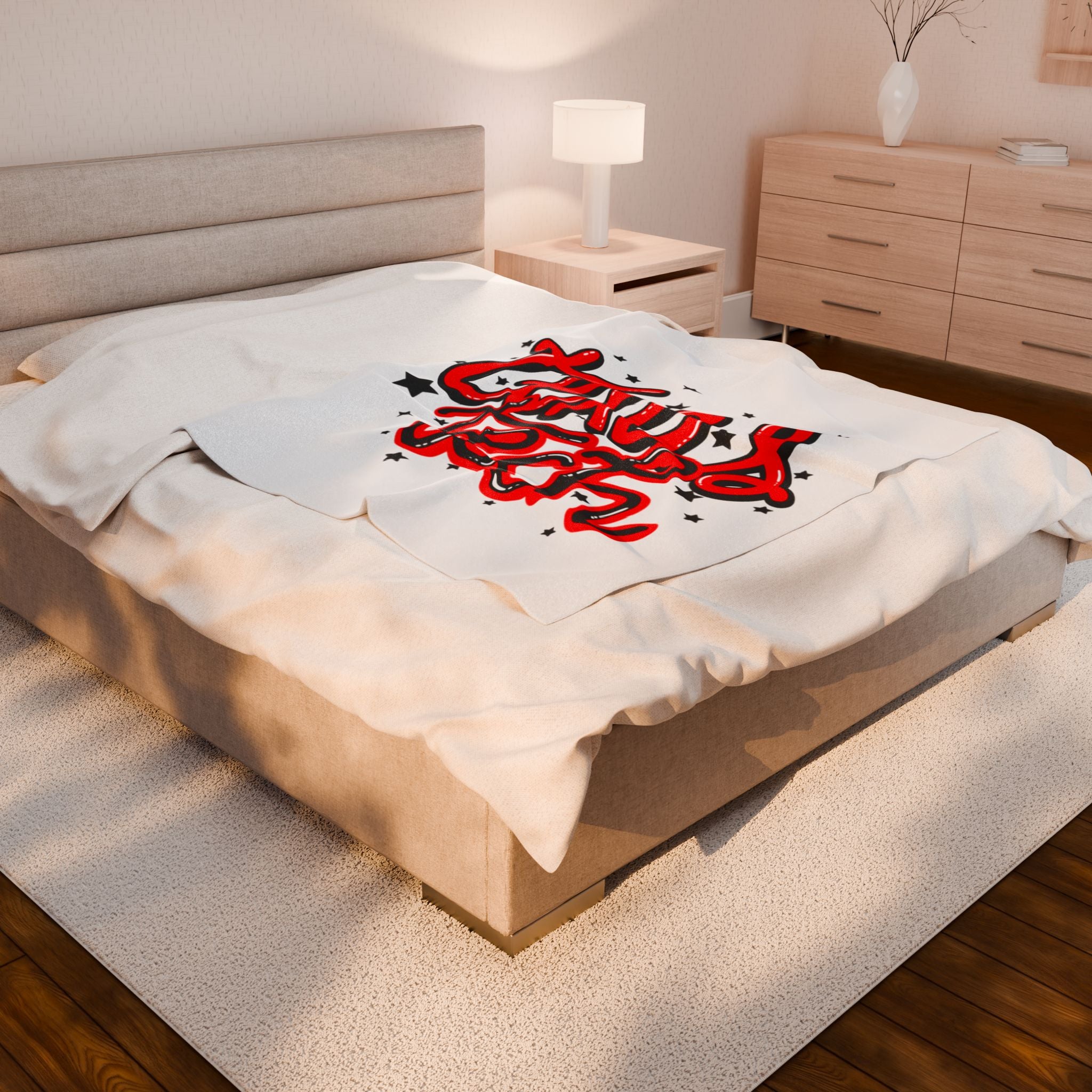 Texas Tech Velveteen Plush Blanket, Cozy Throw Blanket, College Gift, Warm Decorative Blanket, Texas Tech Decor, Soft Plush Blanket