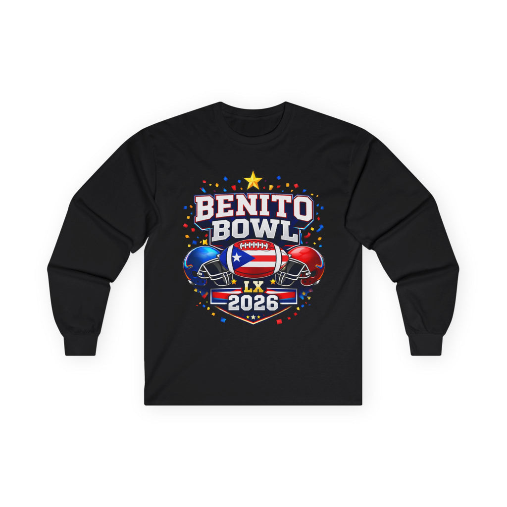 Benito Bowl LX 2026 Long Sleeve Tee