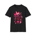 Queen of Hearts, Pink Crown Playing Card Tee