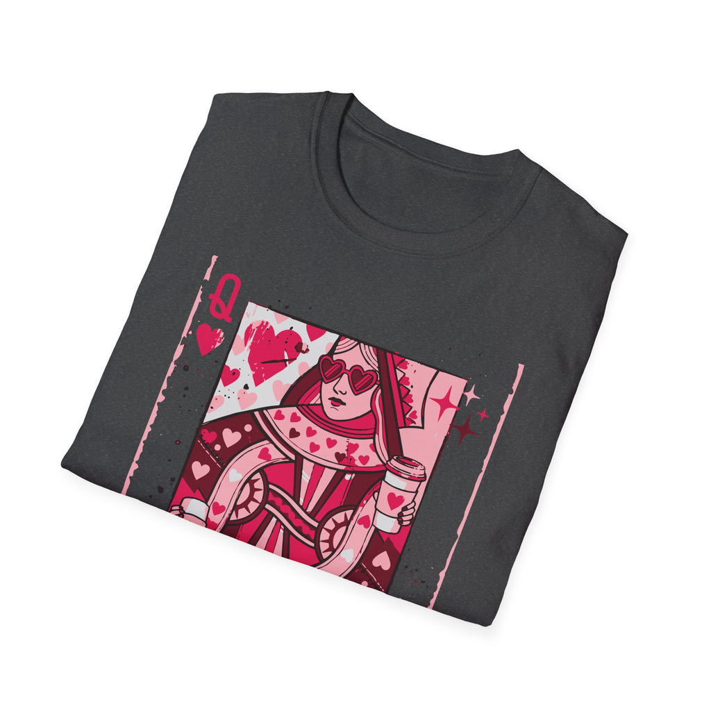 Queen of Hearts Playing Card T-Shirt