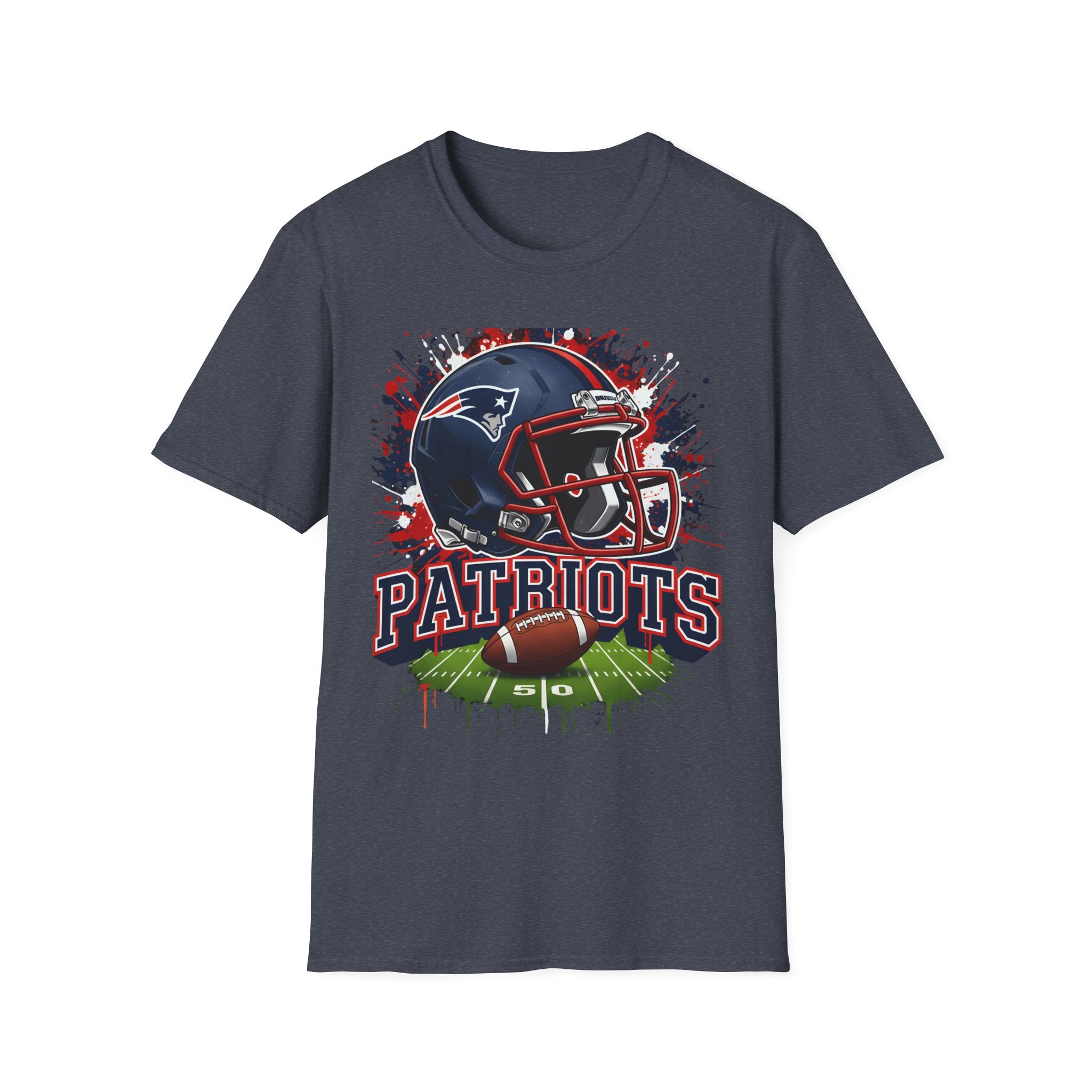Patriots Football Helmet T-Shirt — Retro Game Day Fan Tee
