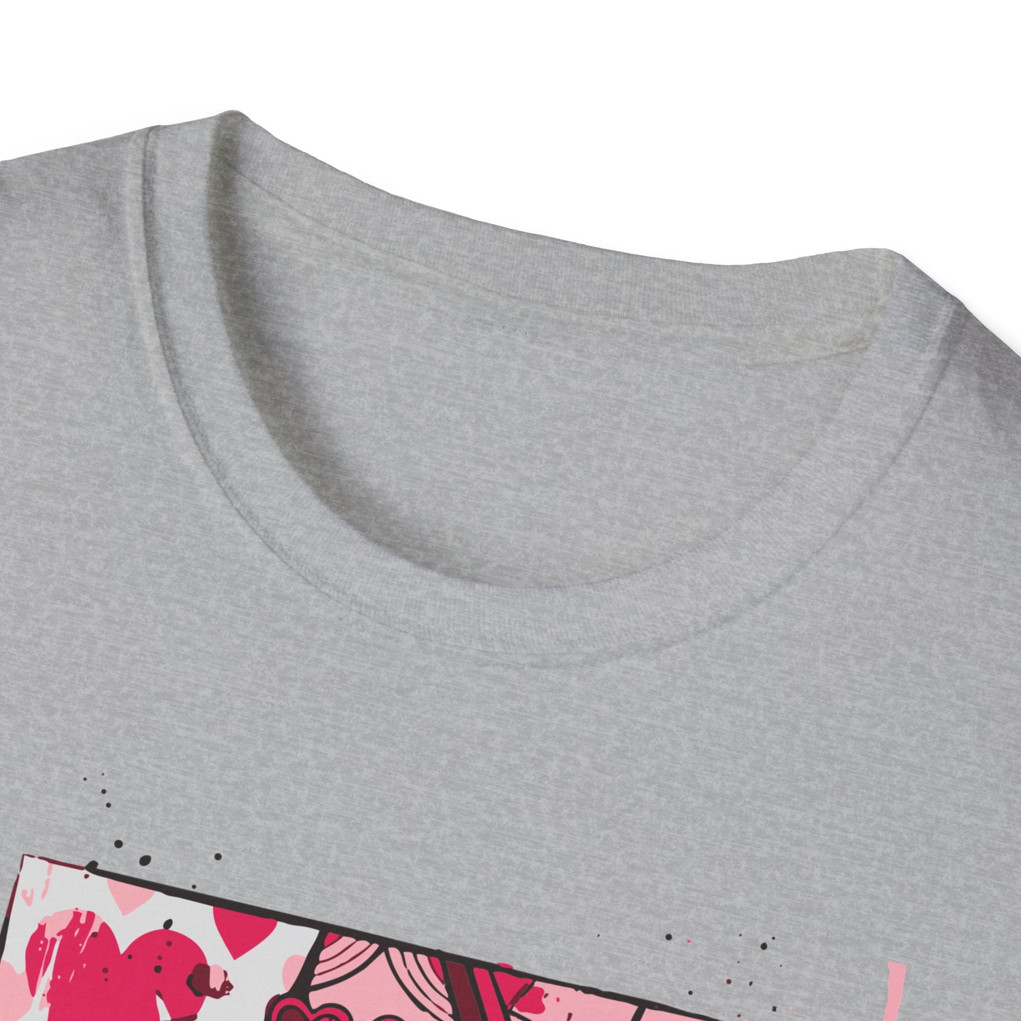 Queen of Hearts Playing Card T-Shirt