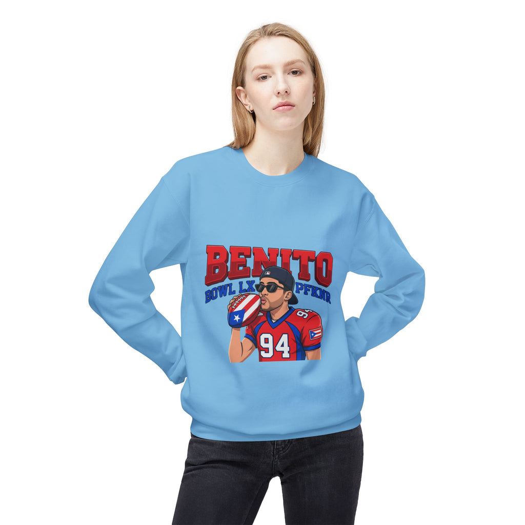 "Benito Bowl Lizard" Football Crewneck (Number 94)