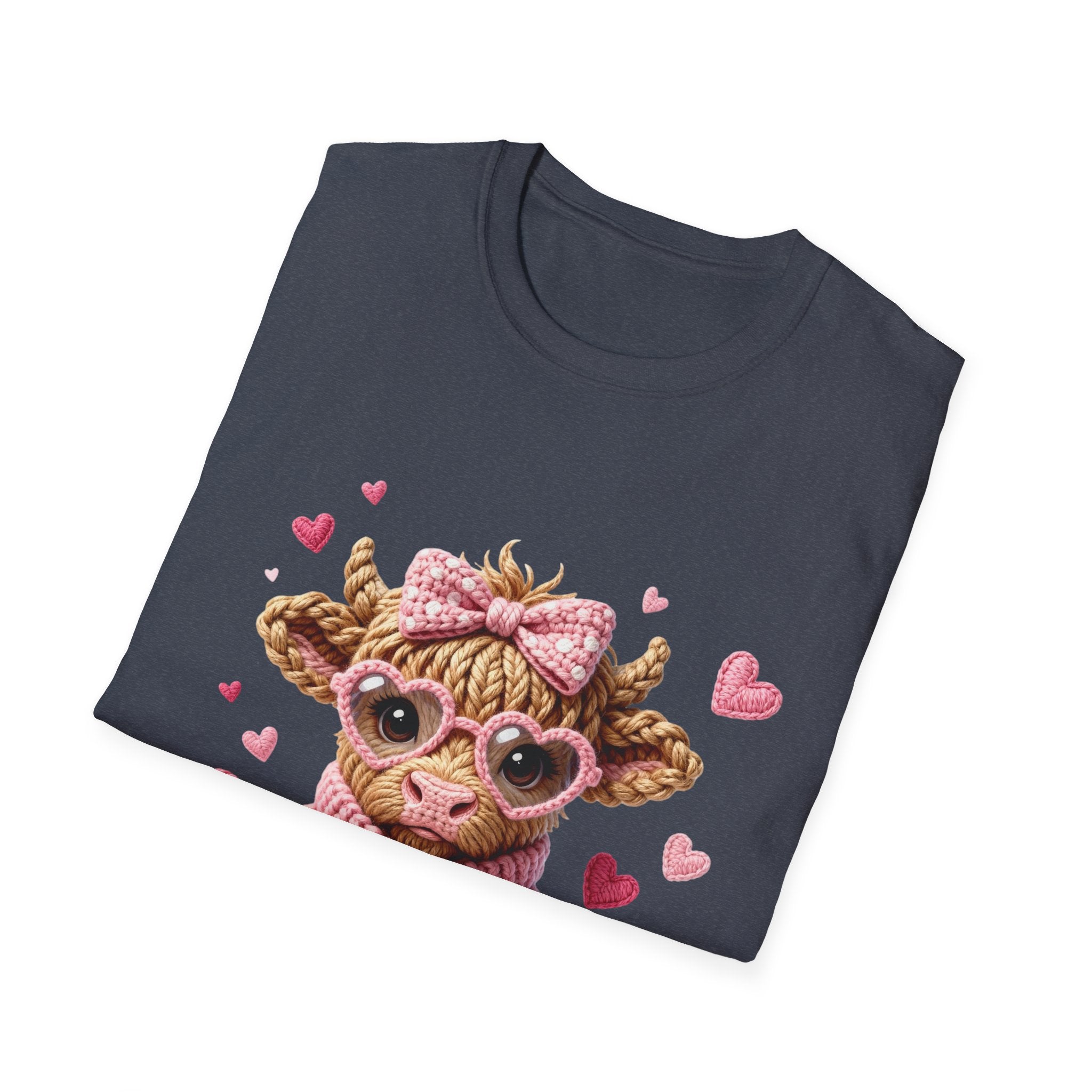 Cow with Heart Mug & Pink Hearts