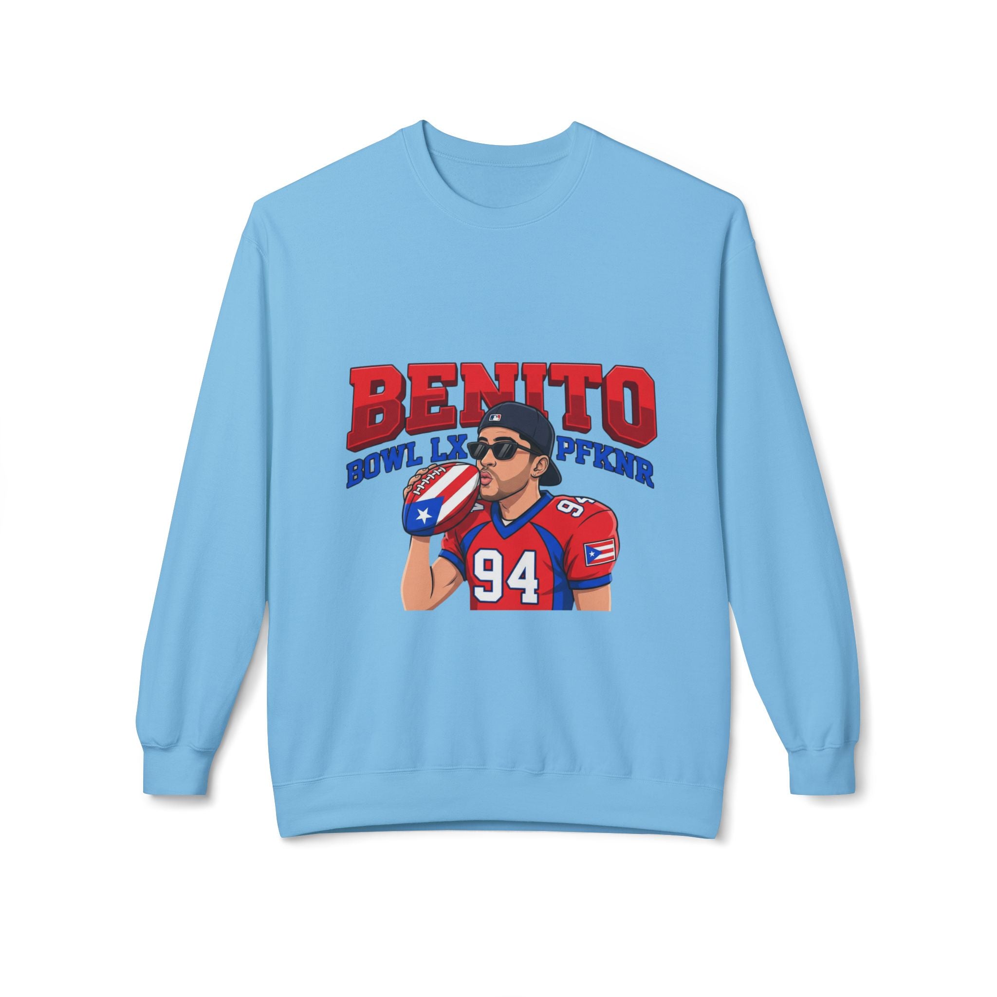 "Benito Bowl Lizard" Football Crewneck (Number 94)