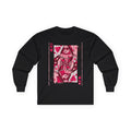 Queen of Hearts Playing Card,  Vintage Long Sleeve