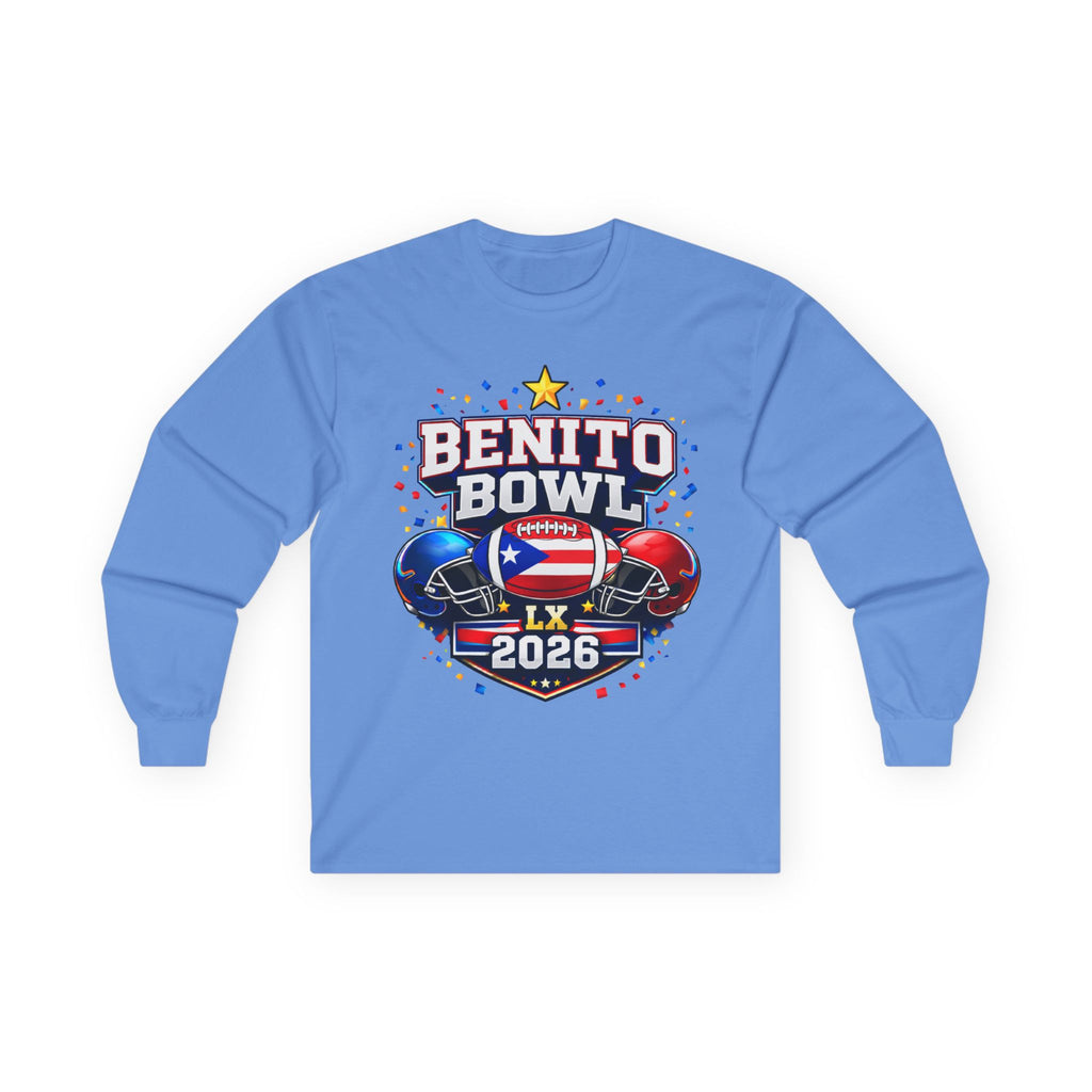 Benito Bowl LX 2026 Long Sleeve Tee