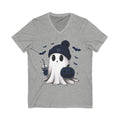 Cute COWBOYS Ghost Halloween V-Neck Tee