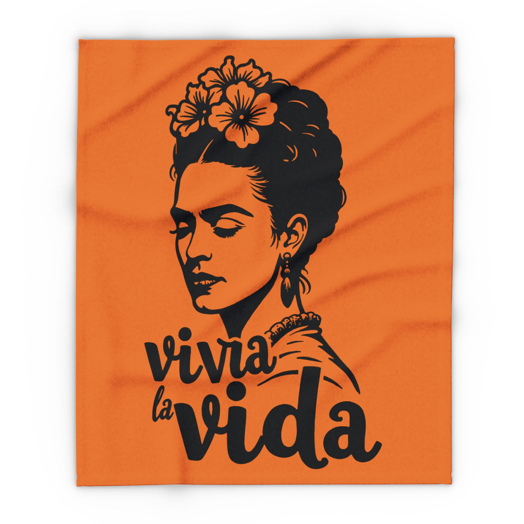 RIDA KAHLO “VIVA LA VIDA” THROW BLANKET
