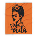 RIDA KAHLO “VIVA LA VIDA” THROW BLANKET