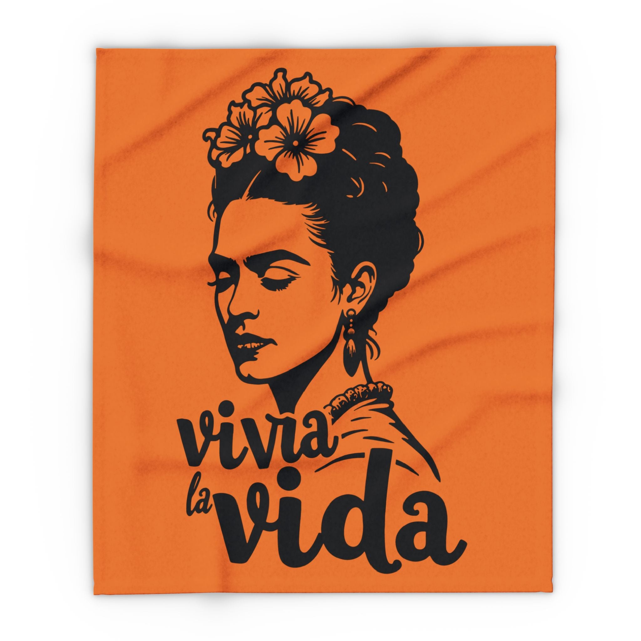 RIDA KAHLO “VIVA LA VIDA” THROW BLANKET