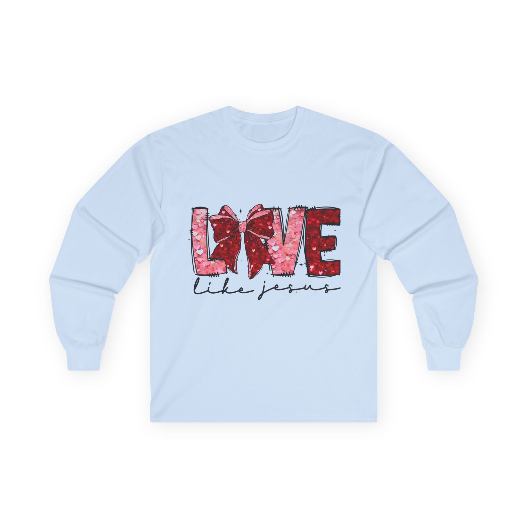Love Like Jesus Long Sleeve Tee, Christian Faith Shirt