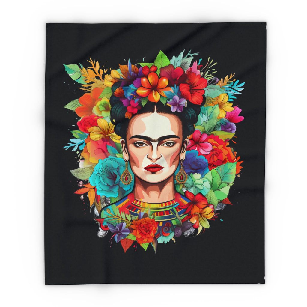 FLORES DE FRIDA THROW BLANKET