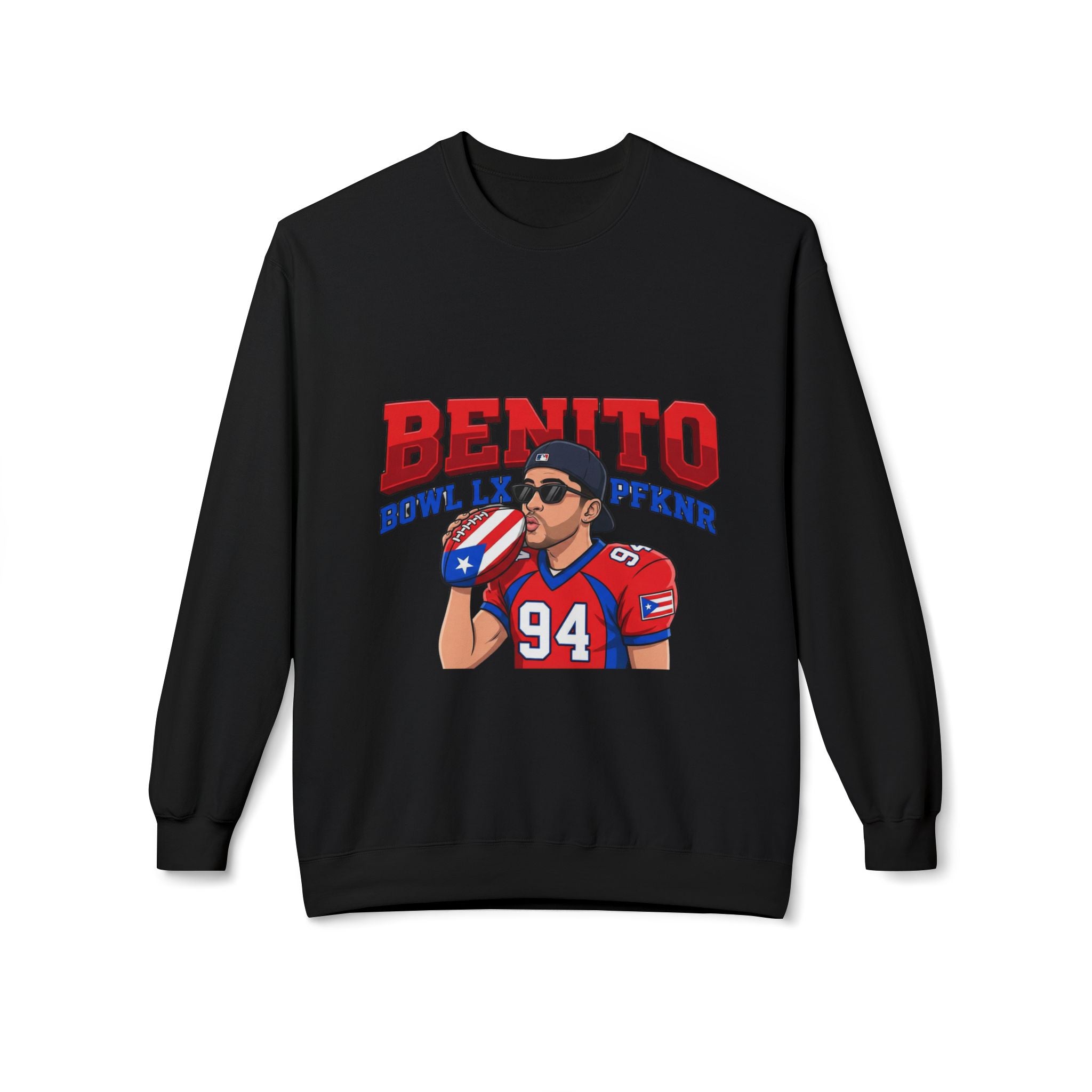 "Benito Bowl Lizard" Football Crewneck (Number 94)