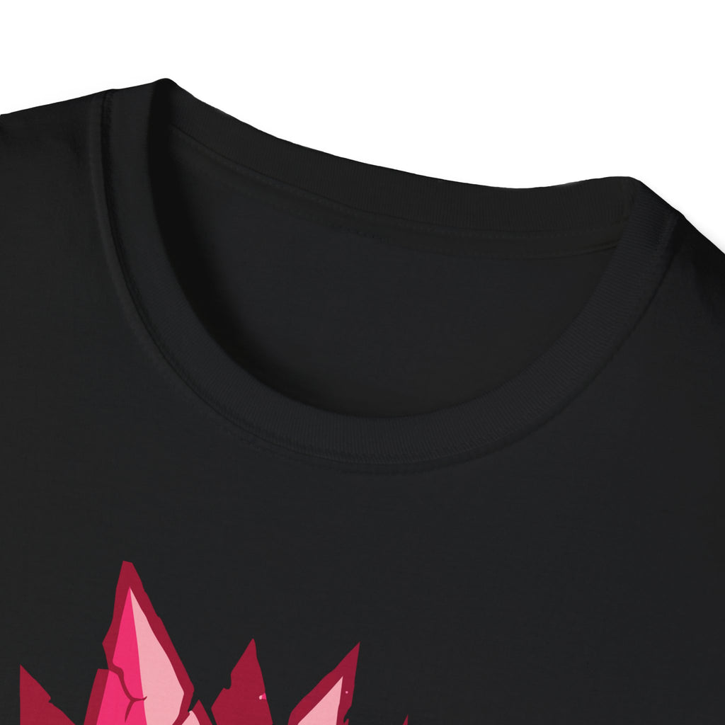 Queen of Hearts, Pink Crown Playing Card Tee