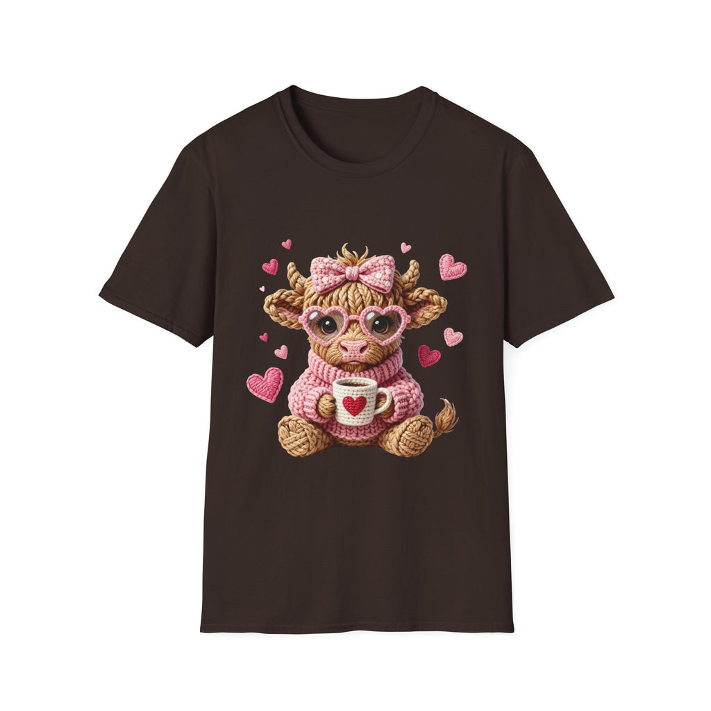 Cow with Heart Mug & Pink Hearts