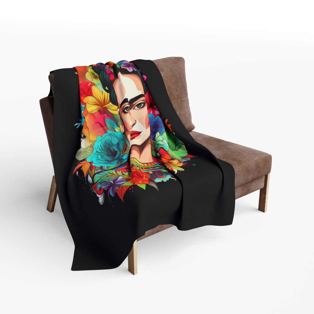 FLORES DE FRIDA THROW BLANKET