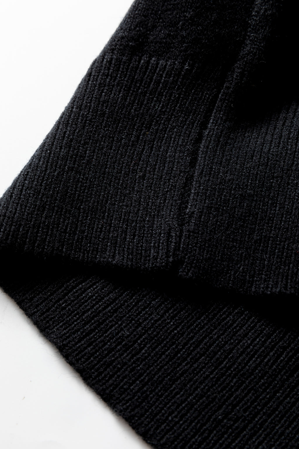 Black High Neck Puff Sleeve Sweater Pleated Mini Skirt 2pcs Knitted Outfit