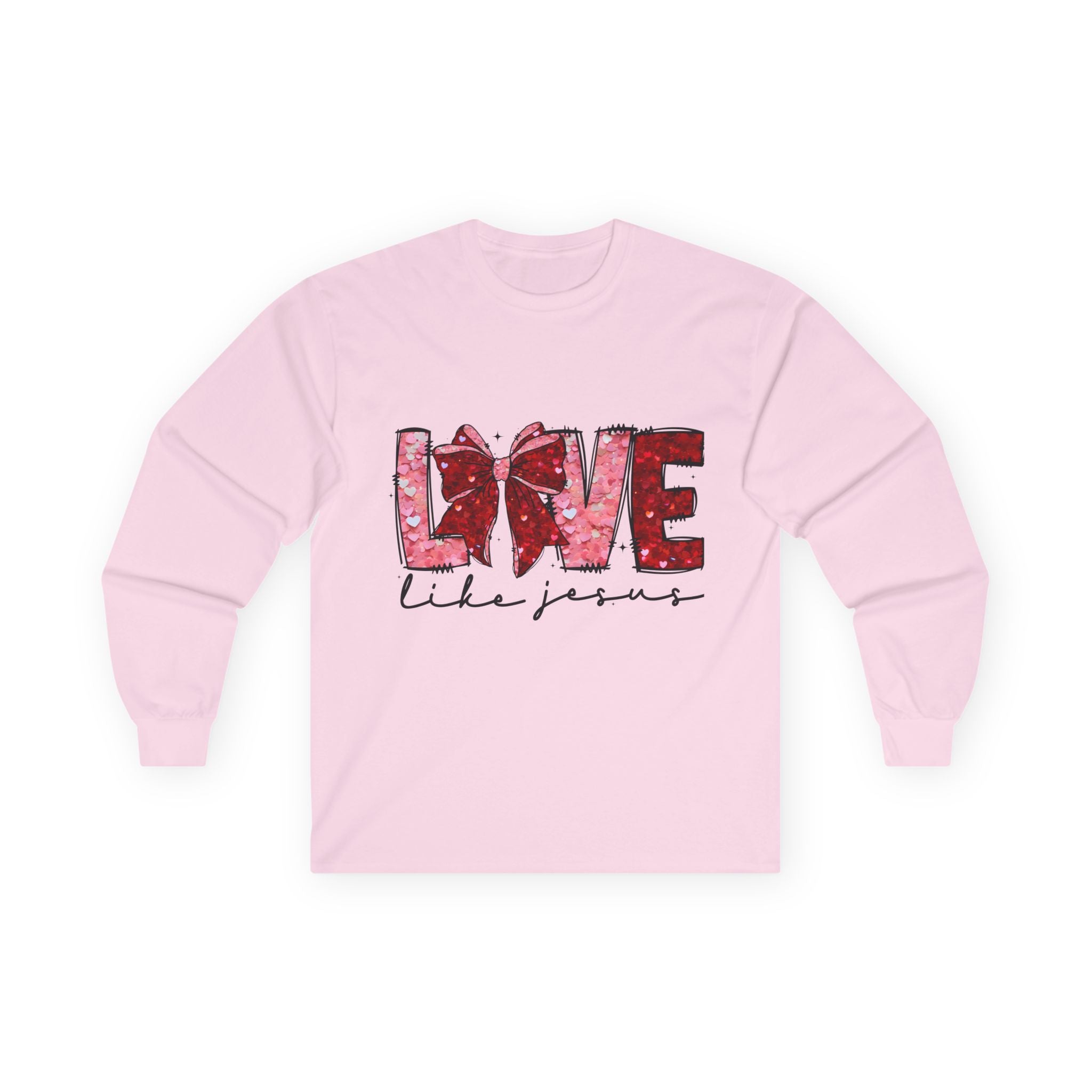 Love Like Jesus Long Sleeve Tee, Christian Faith Shirt