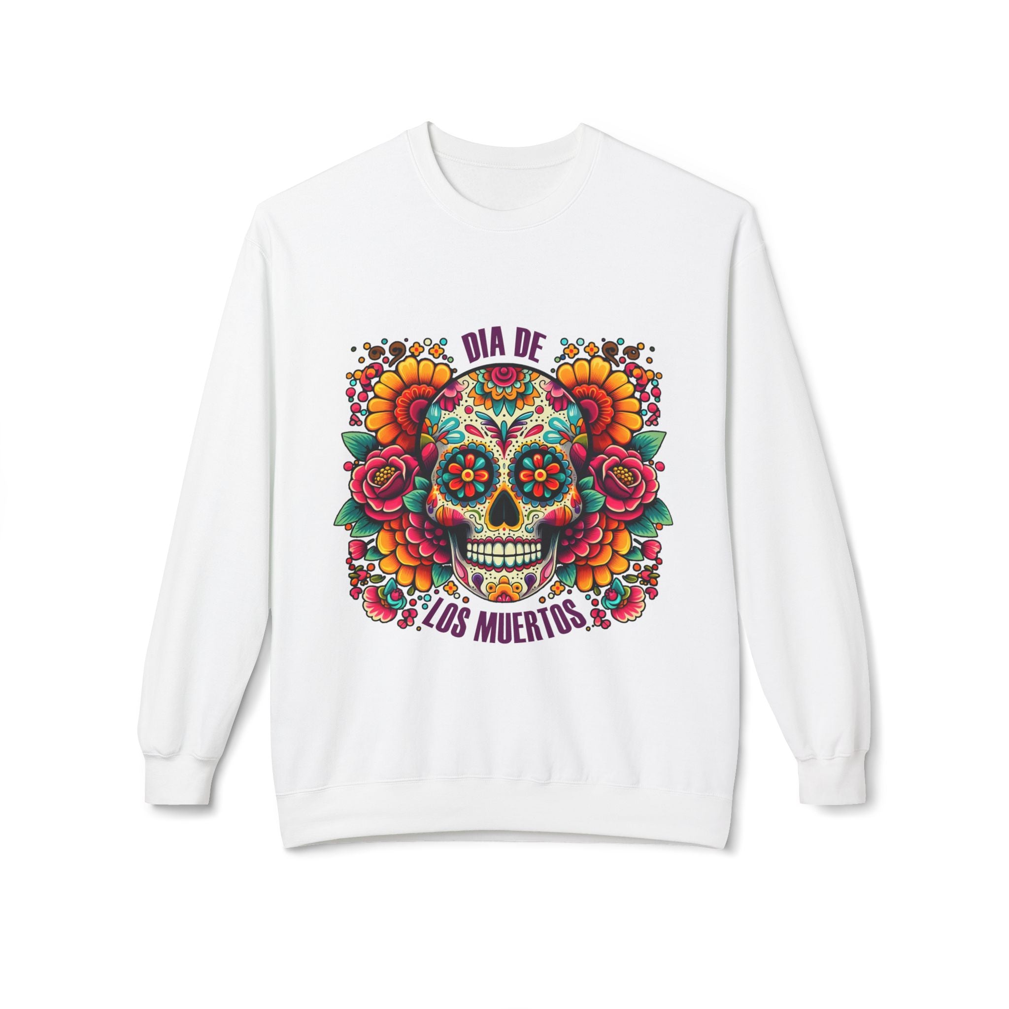 Dia de los Muertos Crewneck Sweatshirt, Fleece Sweatshirt