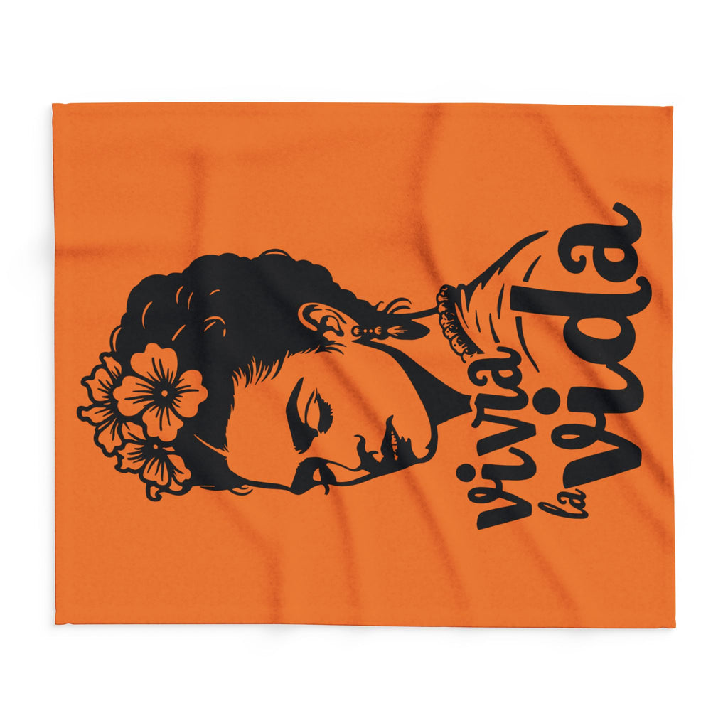 RIDA KAHLO “VIVA LA VIDA” THROW BLANKET