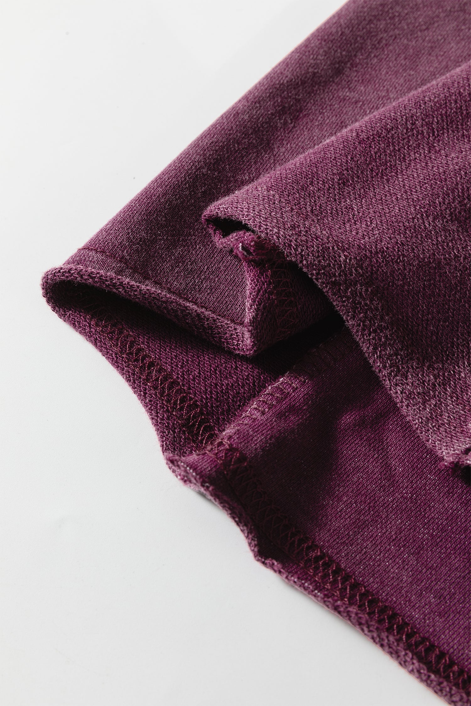 Wild Ginger Careys Mineral Wash Tiered Wide Leg Patchwork Drawstring Pants